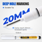✒️🛠️ Marqueur industriel pointe extra-longue 20 mm – Encre huile indélébile, sans bouchon, écrit sur bois, métal, plastique et carton, l’outil de marquage des ateliers exigeants 💪✨