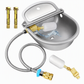 📢📢50% DE RÉDUCTION !! ⏰ Abreuvoir Automatique en Acier Inoxydable 304 avec Flotteur et Orifice de Vidange pour Bétail, Chevaux, Moutons et Chiens 🤖