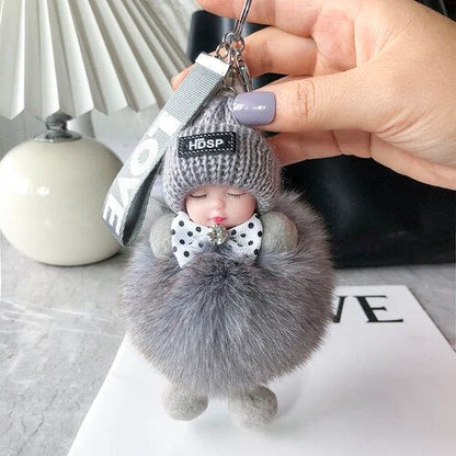 Porte-clés peluche tout doux