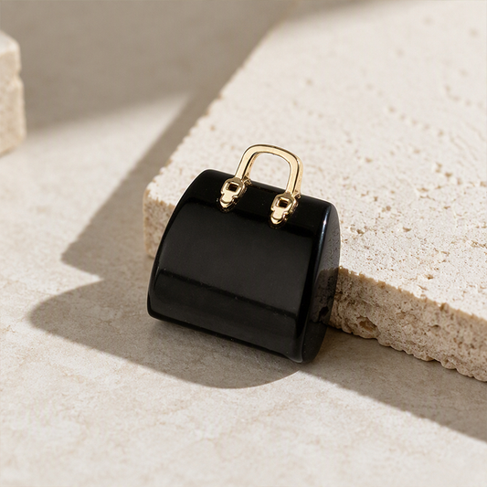 ⏳🔥 OFFRE LIMITÉE -50 % ! ⏰ Mini décoration de sac à main en pierre élégante