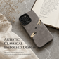 📱 50% DE RÉDUCTION! 🛡️ Coque en suède – Antichoc, toucher doux & élégante ✨