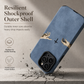 📱 50% DE RÉDUCTION! 🛡️ Coque en suède – Antichoc, toucher doux & élégante ✨