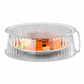 🍽️ 50% DE RÉDUCTION!  Cloche micro-ondes empilable – Anti-éclaboussures & conservation ✨