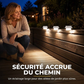 🔥 50% DE RÉDUCTION ! 🛒 Lampes solaires murales pour gouttières ☀️ LED étanches extérieur, parfait pour jardin et clôture ✨