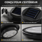 🔥 50% DE RÉDUCTION ! 🛒 Lampes solaires murales pour gouttières ☀️ LED étanches extérieur, parfait pour jardin et clôture ✨