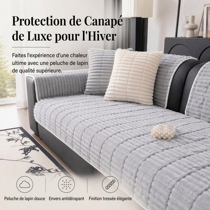 🛋️ 50% DE RÉDUCTION! ❄️ Housse de coussin en peluche – Antidérapante, chaude & moelleuse ✨