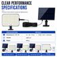 ☀️ Lampe Solaire Murale Extérieure à Détecteur de Mouvement & Télécommande – Étanche, 3 Modes, Conception Séparée, pour Cour & Garage