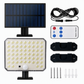 ☀️ Lampe Solaire Murale Extérieure à Détecteur de Mouvement & Télécommande – Étanche, 3 Modes, Conception Séparée, pour Cour & Garage