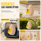 🐦 OFFRE LIMITÉE : -50 % 🥚 Nid suspendu en coton pour oiseaux, forme d’œuf, polaire double épaisseur, refuge chaud pour l’hiver