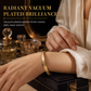 🌸 -50% ! ✨ Bangle en acier titane plaqué or 18K – Finition miroir éclatante, gravure de lettres délicate & acier premium anti-oxydation – Élégance hypoallergénique pour un port quotidien 💛