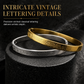 🌸 -50% ! ✨ Bangle en acier titane plaqué or 18K – Finition miroir éclatante, gravure de lettres délicate & acier premium anti-oxydation – Élégance hypoallergénique pour un port quotidien 💛