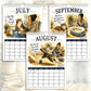 📢📢50% DE RÉDUCTION !! ⏰ Calendrier Mural 2027 – La Vie de Chat