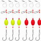 📢📢50 % DE RÉDUCTION !! ⏰ Kit de pêche 6 packs – Avec flotteurs, pour carrelet, bar & poissons ✨