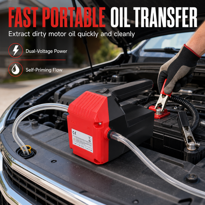 📢📢50 % DE RÉDUCTION !! ⏰ Pompe Électrique à Engrenage 12V/24V 2ème Génération – Auto-Amorceuse, Connexion Batterie Directe & Débit Rapide for un Transfert de Diesel et d'Huile Sans Effort 🚗💨
