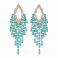 📢📢50 % DE RÉDUCTION !! ⏰ Boucles d'Oreilles Zircon à Pampilles – Tiges S925 Argent Sterling, Cristaux Capteurs de Lumière & Design Flatteur for un Éclat Élégant au Quotidien ✨💫