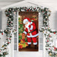 📢📢50 % DE RÉDUCTION !! ⏰Couvre-porte de Noël pour une décoration de fête instantanée