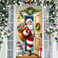 📢📢50 % DE RÉDUCTION !! ⏰Couvre-porte de Noël pour une décoration de fête instantanée