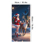 📢📢50 % DE RÉDUCTION !! ⏰Couvre-porte de Noël pour une décoration de fête instantanée