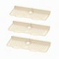 📢📢50 % DE RÉDUCTION !! ⏰ Tapis de protection anti-éclaboussures pour robinet en silicone alimentaire – Découpable et épaissi, tapis d'écoulement incliné | Plus d'éclaboussures ni de plans de travail mouillés