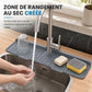 📢📢50 % DE RÉDUCTION !! ⏰ Tapis de protection anti-éclaboussures pour robinet en silicone alimentaire – Découpable et épaissi, tapis d'écoulement incliné | Plus d'éclaboussures ni de plans de travail mouillés