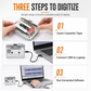 📢📢50 % DE RÉDUCTION !! ⏰Transparent Portable Cassette Player & Tape to MP3 Converter with Type-C