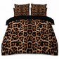 📢📢50 % DE RÉDUCTION !! ⏰ Parure de housse de couette à imprimé numérique, en polyester, avec taies d’oreiller assorties 🐆