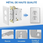 📢📢50% DE RÉDUCTION !! ⏰ Entretoise Métallique pour Plaque Murale – Pose Affleurante, Rattrapage de Profondeur et Lots de 5 à 100