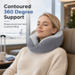 📢📢50 % DE RÉDUCTION !! ⏰ Coussin de Voyage Tour de Cou en Mousse à Mémoire – Soutien Cervical Ergonomique 3D, Housse en Soie Glacée Respirante & Fermoir Ajustable for un Confort Optimal en Tous Déplacements 💤✨