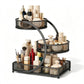 📢📢50% DE RÉDUCTION !! ⏰ Étagère organisateur de cosmétiques rotative pour coiffeuse et plan de travail de salle de bain – Rangement maquillage et soins de la peau