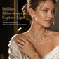 📢📢50% DE RÉDUCTION !! ⏰ Parure 4 bijoux cœur – Collier, bracelet, bague & boucles, finition dorée ✨