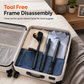 📢📢50% DE RÉDUCTION !! ⏰ Béquille Anglaise Pliable avec Amortisseur à Ressort – Tube en Aluminium, Appui Antébrachial & Structure Démontable for une Aide à la Marche Compacte et Réglable ✨🚶