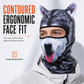 📢📢50 % DE RÉDUCTION !! ⏰ Animal Print Windproof Balaclava Face Mask – Warm, Wind-Resistant, Stylish Outdoor Protection
