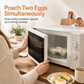 📢📢50% DE RÉDUCTION !! ⏰ Cuiseur à Œufs Micro-Ondes – Double Compartiment, Cuisson Rapide & Construction Démontable for des Œufs Pochés Parfaits en Quelques Minutes 🍳✨
