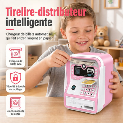 📢📢50% DE RÉDUCTION !! ⏰ Caisse enregistreuse électronique – Tirelire intelligente & jouet éducatif ✨