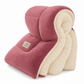 Couette d'hiver épaisse et douillette en velours de lait, couleur unie, en polaire douce, insert de couette
