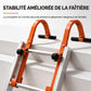 Crochets de toit stabilisateurs pour échelle en alliage d'aluminium avec tige stabilisatrice pour échelles droites