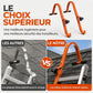 Crochets de toit stabilisateurs pour échelle en alliage d'aluminium avec tige stabilisatrice pour échelles droites