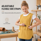 📢📢50 % DE RÉDUCTION !! ⏰ Tablier-gilet de cuisine imperméable et résistant à l’huile, sans manches et respirant, pour la restauration