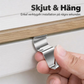 🏠 50% DE RÉDUCTION! 🔩 Crochets inox 304 – Sans perçage & fixation stable ✨