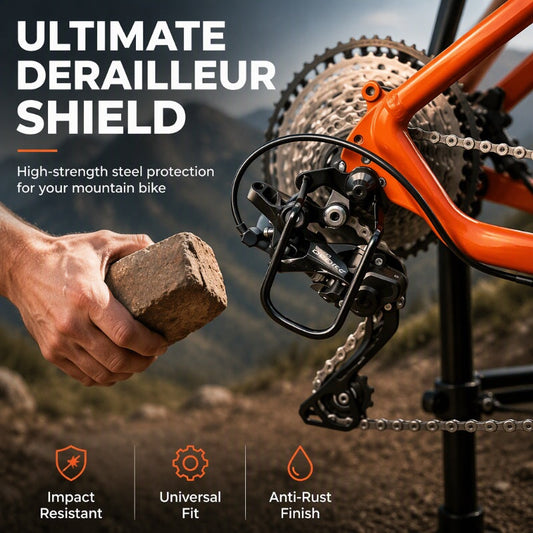📢📢50% DE RÉDUCTION !! ⏰ Protection pour dérailleur arrière de vélo – Protection pour transmission de VTT 🚲🛡️