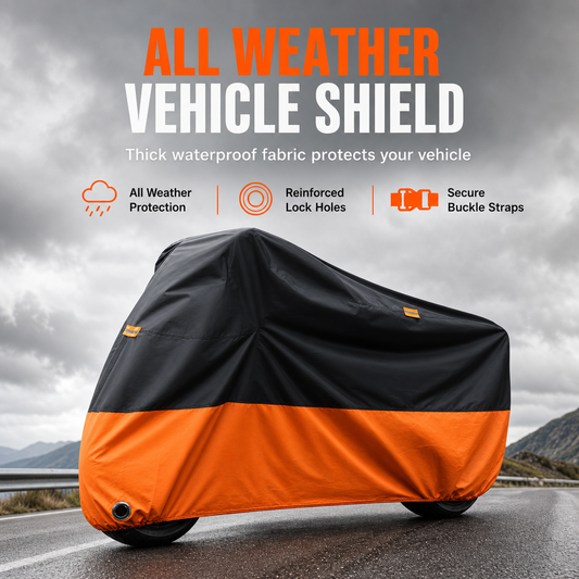 📢📢50% DE RÉDUCTION !! ⏰ Housse imperméable pour moto avec trous pour cadenas
