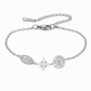 📢📢50 % DE RÉDUCTION !! ⏰ Bracelet réglable en acier inoxydable avec pendentifs croix, pentagramme et nœud de sorcière