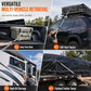 Stainless Steel Telescopic Reach Pole with Hook Multi Purpose Extendable Clothes Hanging Rod and Truck Cargo Retrieval Tool
