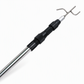 Stainless Steel Telescopic Reach Pole with Hook Multi Purpose Extendable Clothes Hanging Rod and Truck Cargo Retrieval Tool
