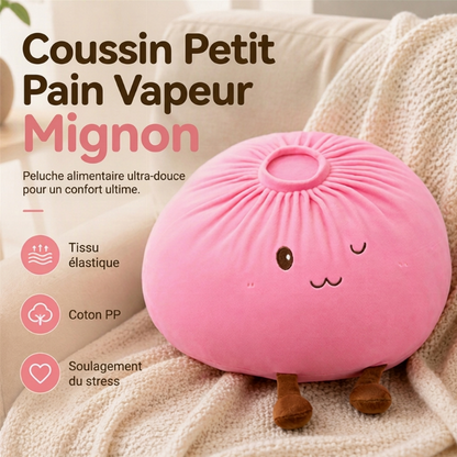 Coussin en peluche douce en forme de bao