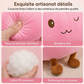 Coussin en peluche douce en forme de bao