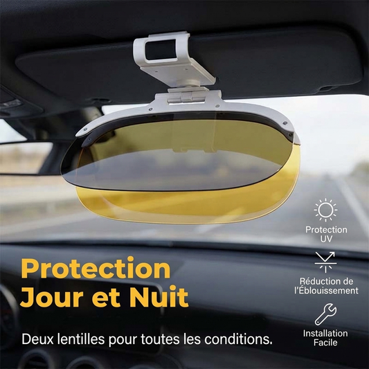 🚗☀️ PROMO FLASH : 50% DE RÉDUCTION ! Prolongateur Pare-Soleil Voiture 2-en-1 – Double Visière Jour & Nuit, Rotation 360° & Protection UV HD for une Conduite Anti-Éblouissement Jour et Nuit ✨