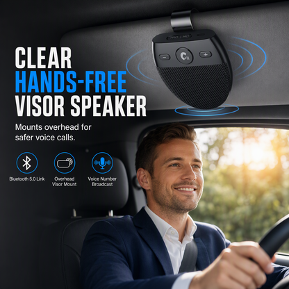 🚗 Kit mains libres Bluetooth SP11 pour pare-soleil