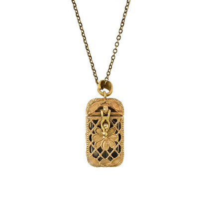 🌟Offre à durée limitée : 50 % de réduction🔮 Collier avec pendentif médaillon tarot vintage