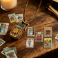 🌟Offre à durée limitée : 50 % de réduction🔮 Collier avec pendentif médaillon tarot vintage